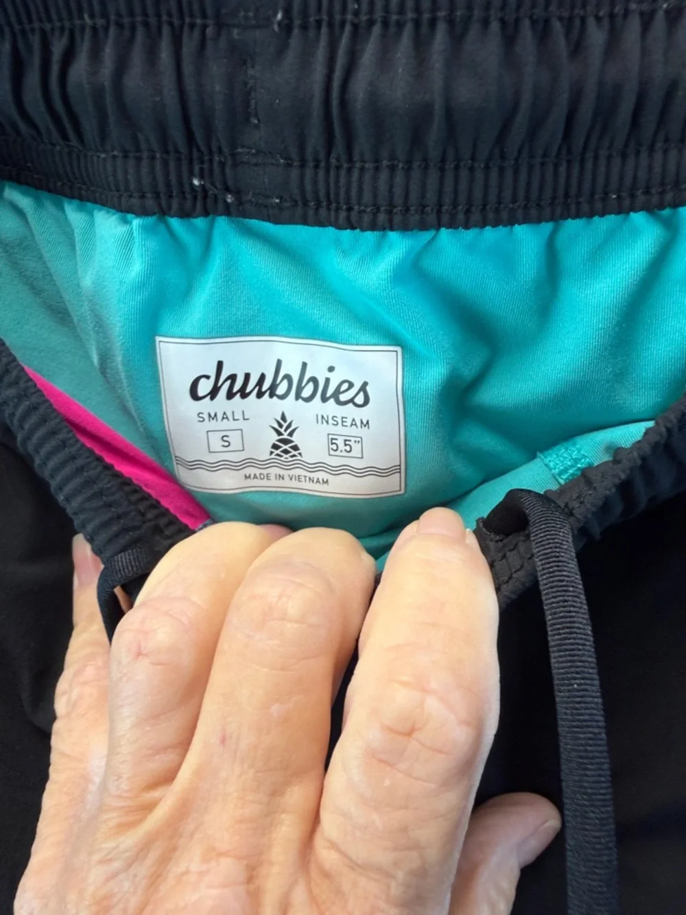Men's Black Chubbies swim‎ Shorts